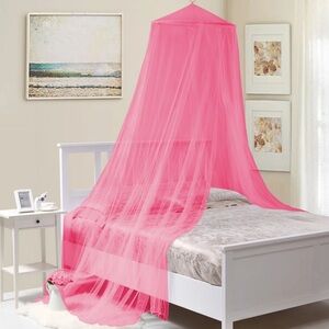 Casablanca Oasis Round Bed Canopy pink T26